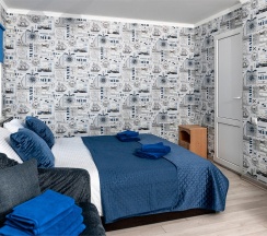 Четырехместный Стандартный номер с Балконом в гостевом доме SV на 3 этаже в Милка