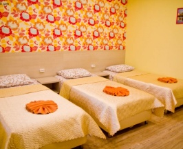 Трехместный номер с основными удобствами и общей ванной комнатой в Альянс