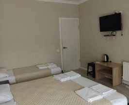 Трёхместные апартаменты Comfort c 1 комнатой с видом на город в Лазурный