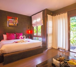 Двухместное бунгало Deluxe двуспальная кровать в B52 Beach Resort