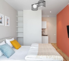 Студия Economy Class с видом на город в Гостевой дом Easy Coliving Nordy Homes