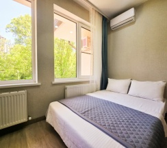 DELUXE APARTMENT СТУДИЯ С БАЛКОНОМ И ВИДОМ НА ЛЕС в Deluxe apartments