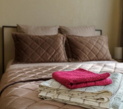 Двухместные апартаменты Standard с балконом и с видом на парк двуспальная кровать в Квартира Urban Stay | Атмосфера центра