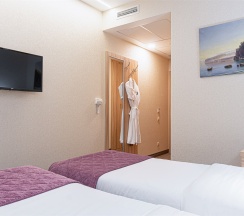 Стандарт "Cabin" с 2 односпальными кроватями или одной двуспальной в Harbor Club Hotel