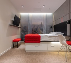 Улучшенный двухместный номер без окна (SMART Superior NW) в Maxima Domodedovo Hotel