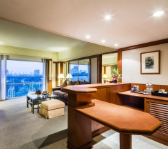 Двухместный полулюкс двуспальная кровать в Bangkok Palace Hotel