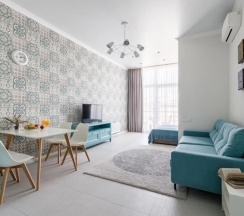 Апартаменты Deluxe с видом на море в Комплекс апартаментов "Apartments Premium" (второй корпус)