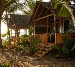 Бунгало с видом на море в Goa Cottages Agonda