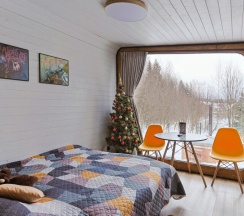 Дом Немо для 2-х гостей с купелью Фурако в лесу в Rodioncevo Eco Village
