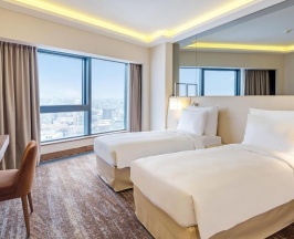 Номер стандарт с 2 односпальными кроватями в Radisson Blu Olympiyskiy Hotel Moscow
