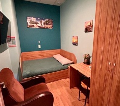 3 номер Двухместный с одной двуспальной кроватью без окна в Red apple