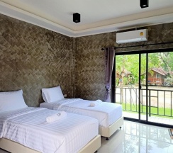 Двухместный номер Standard 2 отдельные кровати в บ้านสวนคุณปาน เขาใหญ่ Ban Suan Kun Parn Khao Yai