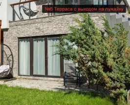 ЛЮКС с видом на бассейн (№6) в 7 terrass