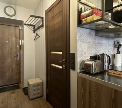 Апартаменты c 1 комнатой с балконом и с видом на город в Квартира в центре Loft