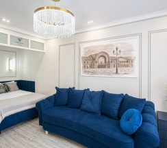 Четырёхместные апартаменты Superior с красивым видом из окна в Квартира Vyborg Velvet Aparts Роскошь и стиль