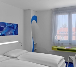 Номер Comfort двуспальная кровать в Prize by Radisson, Hamburg City