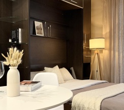 1-комнатные апартаменты студия № 133 в Hugge Place