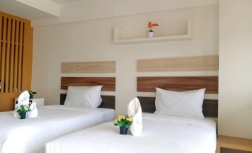 Двухместный номер Deluxe с балконом 2 отдельные кровати в Sakura Boutique Hotel