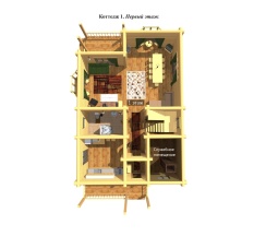 Дом 1 в Русская усадьба