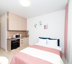 Апартаменты студия Rose ApartaMIA в Семейный уголок
