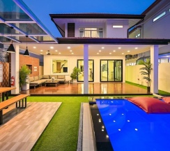 Двухместная вилла Luxury двуспальная кровать в Exquisite Pool Villa A