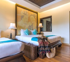 Одноместный семейный люкс 2 отдельные кровати в Dara Samui Beach Resort - Adults Only