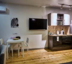 Комната делюкс с двуспальной кроватью (Вид на море) Sea View Deluxe by Vvo в Sea view apartments