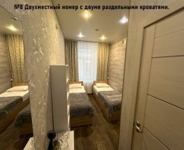 № 8 Двухместный номер с двумя раздельными кроватями на двоих в Hotel 812