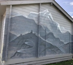 Четырёхместный коттедж с видом на бассейн в By the sea