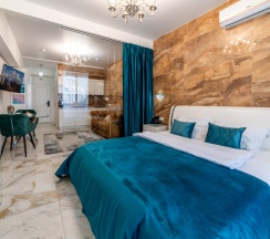 Номер “Caramel Apart” Апартаменты с видом на море в Morskoy resort