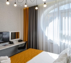 Комната стандарт с 1 двуспальной кроватью в Hotel design style