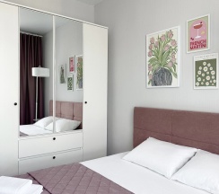 Апартаменты с 2 комнатами с красивым видом из окна в SimpleStay Apartments