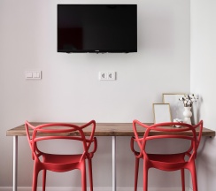 3-местные апартаменты студия в Apartments Private (Апартментс Прайвит) на шоссе Волоколамское