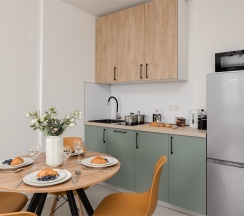 Cruise - премиум-апартаменты с отдельной спальней около м.Сокол (8 этаж, до 5 гостей) в Smart Lofts Moscow