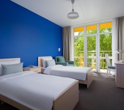 Номер стандарт с 2 односпальными кроватями в Moreleto