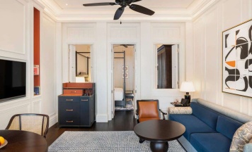 Двухместный люкс State Room 2 отдельные кровати в Raffles Singapore