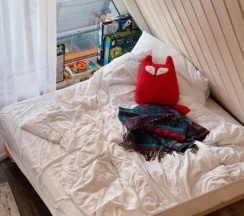 Шалаш в Лиса в шалаше