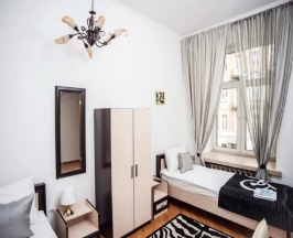 Двухместный номер с 2 отдельными кроватями в Guest room сад