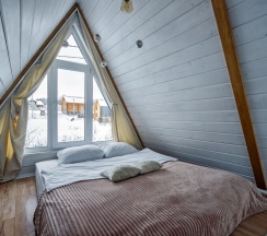 Aframe White | Банный чан на территории в Берёзовая роща