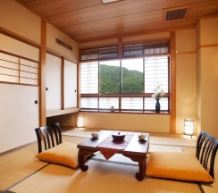 Номер Standard с красивым видом из окна в Hirayuonsen Yamatokan