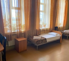 Номер эконом с 4 односпальными кроватями в Smart Hotel KDO Сызрань