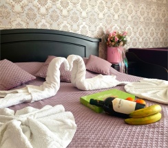 Семейный номер с большой террасой в Anastasia