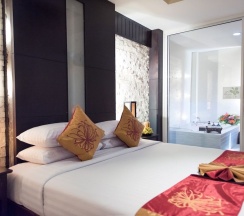 Двухместный люкс Luxury двуспальная кровать в Bangkok Natural Spa Resort and Suite