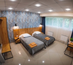 Номер с собственной ванной комнатой вне номера в Comfort