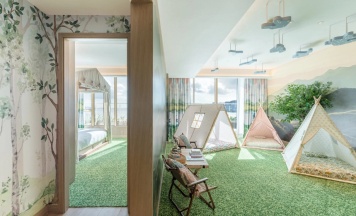 Двухместный люкс Glamping Starry двуспальная кровать в Hong Kong Gold Coast Hotel