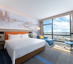 Двухместный номер Deluxe Business (двуспальная кровать) в Hampton by Hilton Guangzhou Jinshazhou