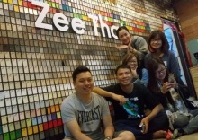 Кровать в общем номере в Zee Thai Hostel