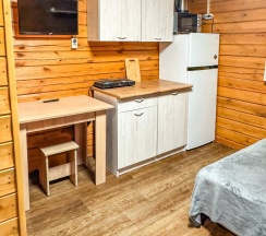 Семейный четырехместный номер с кухней в Hub House