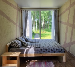 Двухместный номер Standard с красивым видом из окна двуспальная кровать в Земляничная поляна