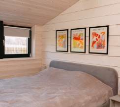 barnhouse lux большой с банным чаном в Лес&Сад